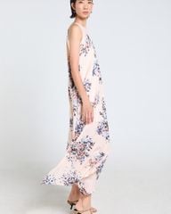 Đầm Nữ F2 Linen Tơ Hồng Hoa Tender Drit
