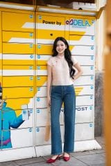 Áo Nữ TheBlueTshirt Cánh Lụa Tơ Tằm - Hồng Dâu