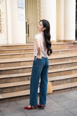 Áo Nữ TheBlueTshirt Cánh Lụa Tơ Tằm - Hồng Dâu