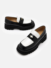 Giày Lười Nữ Pazzion Zilpah Embellished Two-Tone Penny Loafers