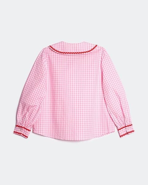 Áo Sơ Mi Bé Gái TheBlueTshirt BlueKid Jessie Shirt - Pink Gingham