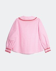 Áo Sơ Mi Bé Gái TheBlueTshirt BlueKid Jessie Shirt - Pink Gingham
