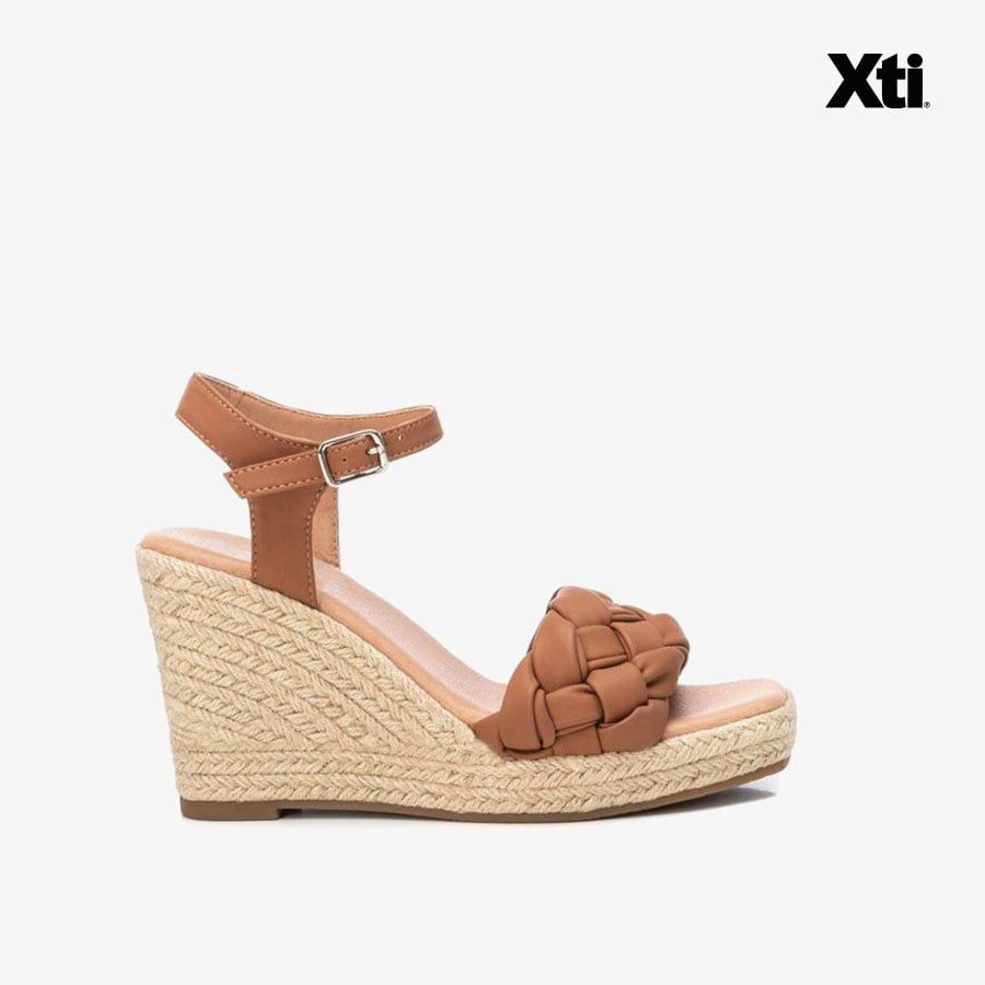 [Trưng bày] Giày Đế Xuồng Nữ XTI Camel Pu Ladies Sandals