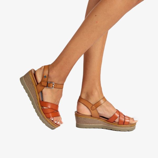 [Trưng bày] Giày Đế Xuồng Nữ XTI Camel Pu Ladies Sandals