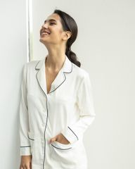 Đồ Ngủ Nữ Lụa Trắng F2