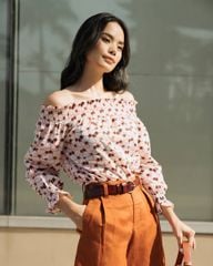 Quần Short Nữ F2 Linen Cam Tru Du Phố