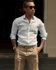 Quần Shorts Nam F2 Linen Cam Tender Drit