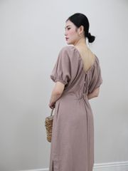 Đầm Nữ F2 Linen Ruốc