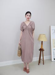 Đầm Nữ F2 Linen Ruốc