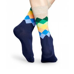 Vớ Unisex HAPPYSOCKS Faded Diamond