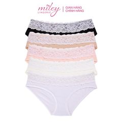 Combo 5 Quần Lót Modal Lưng Ren Active Miley Lingerie FDS74 Basic (Màu Ngẫu Nhiên)