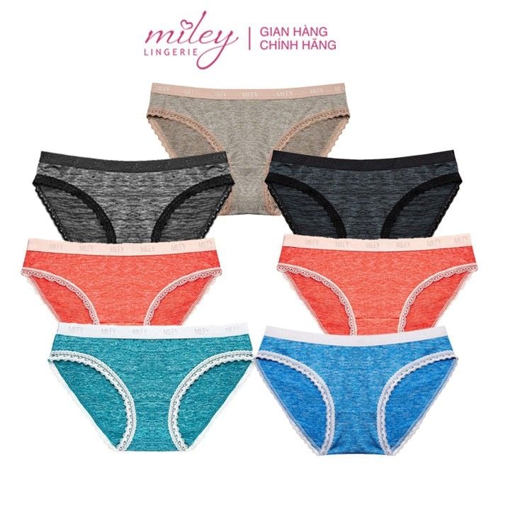 Combo 7 Quần Lót Nữ Thun Lạnh Sớ Gỗ Miley Lingerie - Màu Ngẫu Nhiên FWS00