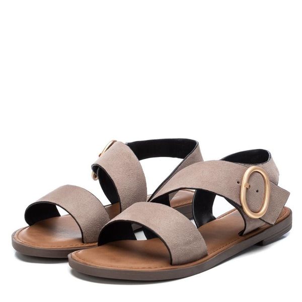 [Trưng bày] Giày Sandals Nữ XTI Beige Microfiber Ladies