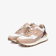 [Trưng bày] Giày Sneakers Nữ XTI Beige Textile Combined Ladies Shoes