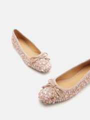 Giày Búp Bê Nữ Pazzion Gianna Sequinned Bow Flats
