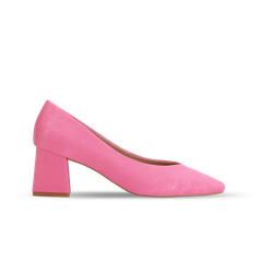 Giày Cao Gót Nữ THÁI TUẤN Bít Mũi Bầu Màu Hồng