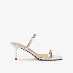 Giày Sandals Cao Gót Nữ Pazzion Augusta Buckled Strap Heel Sandals