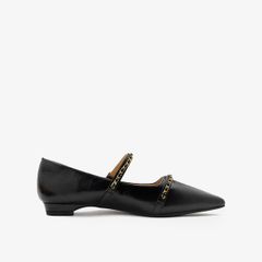 Giày Búp Bê Nữ Pazzion Eva Chained Strappy Pointed Toe Flats