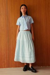 Chân Váy Nữ TheBlueTshirt BabyBlue Boho Maxi Skirt - Eco Cotton