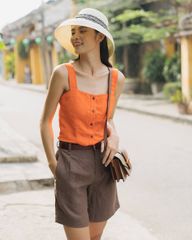 Quần Short Nữ F2 Linen - Modern Meets Heritage