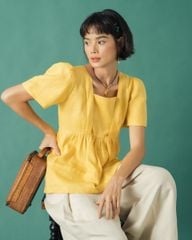 Áo Nữ F2 Linen Vàng Becoming Color Me
