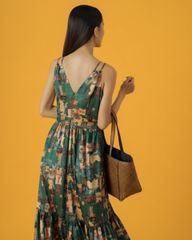 Đầm F2 Lụa Xanh Fly Sky