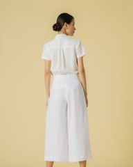 Áo Sơ Mi Nữ Linen Trắng Becoming Discover