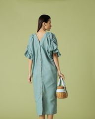 Đầm Linen Xanh Becoming Discover