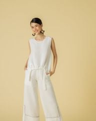 Áo Linen Trắng Becoming Discover