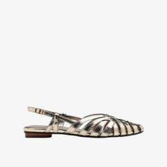 Giày Búp Bê Nữ Pazzion Rebekah Strappy Metallic Slingback Flats