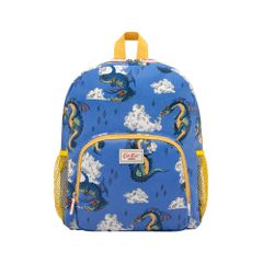 Balo Trẻ Em CATH KIDSTON /Kids Classic Large Backpack With Mesh Pocket - Peace Dragon - Blue