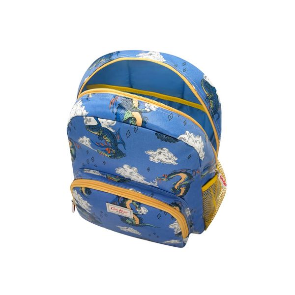 Balo Trẻ Em CATH KIDSTON /Kids Classic Large Backpack With Mesh Pocket - Peace Dragon - Blue