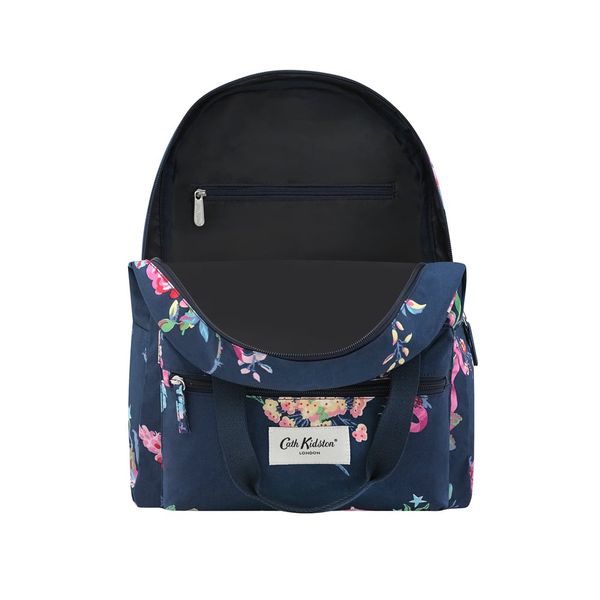 Balo CATH KIDSTON\Mfs Backpack W' Hanging Loop New Birds And Roses-Navy-1072761