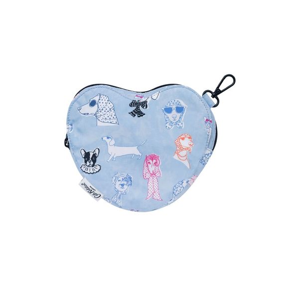 Túi Dây Rút Gấp Gọn Nữ CATH KIDSTON/Foldaway Drawstring Backpack Glamorous Dogs - Blue - 1089219