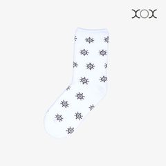 Vớ XOX Unisex - Hoa Tiêu Trắng