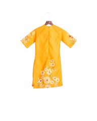 Áo Dài Gấm Vàng Bừng Sắc Xuân - Không Kèm Quần