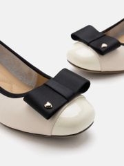 Giày Cao Gót Nữ Pazzion Itzel Love Embellished Bow Low Block Heels