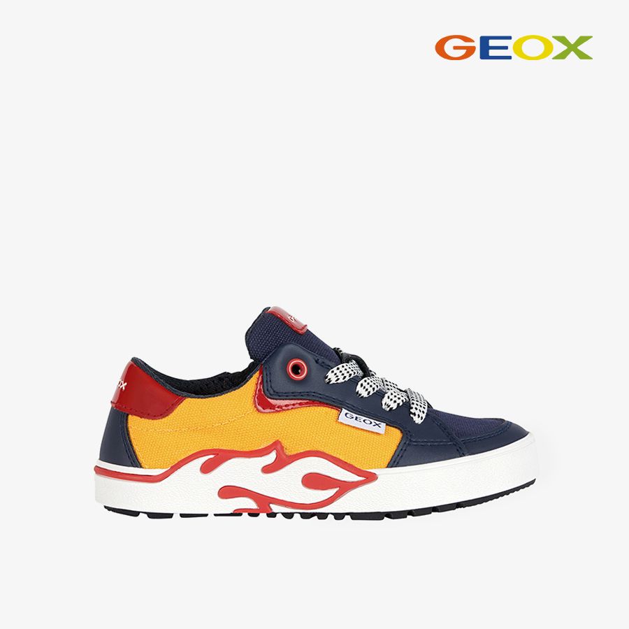 Giày Sneakers Bé Trai GEOX J Alphabeet B. A Canvas+Gbk