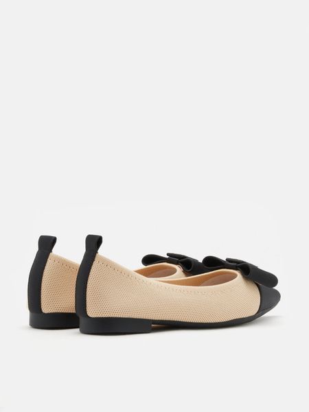 Giày Búp Bê Nữ Pazzion Janessa Flyknit Embellished Bow Flats