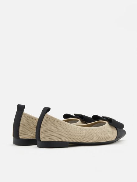 Giày Búp Bê Nữ Pazzion Janessa Flyknit Embellished Bow Flats