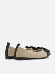 Giày Búp Bê Nữ Pazzion Janessa Flyknit Embellished Bow Flats