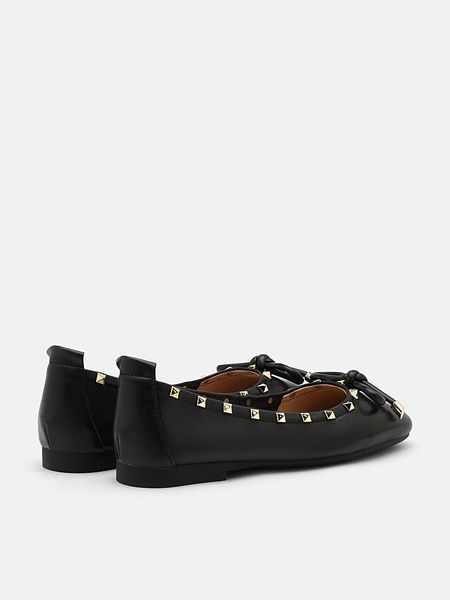Giày Búp Bê Nữ Pazzion Karina Studded Bow Ballet Flats