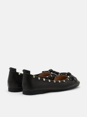 Giày Búp Bê Nữ Pazzion Karina Studded Bow Ballet Flats