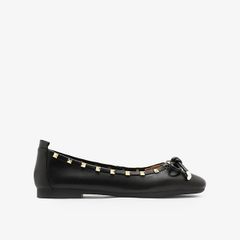Giày Búp Bê Nữ Pazzion Karina Studded Bow Ballet Flats