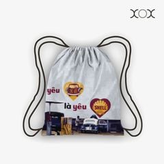 Balo Unisex Dây Rút XOX Biển Quảng Cáo Xăng