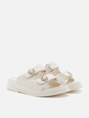 Dép Nữ Pazzion Leia Embellished Quilted Slides