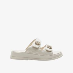 Dép Nữ Pazzion Leia Embellished Quilted Slides