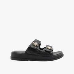 Dép Nữ Pazzion Leia Embellished Quilted Slides