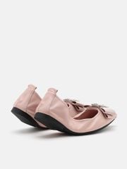 Giày Búp Bê Nữ Pazzion Leslie Diamante Bow Pointed Toe Foldable Flats