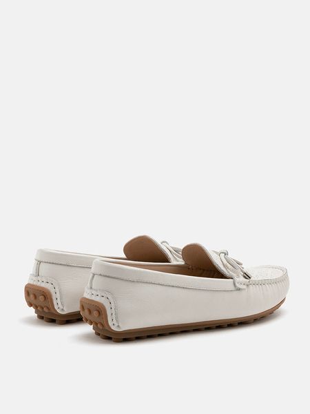 Giày Lười Nữ Pazzion Lucian Heart Locked Textured Moccasins
